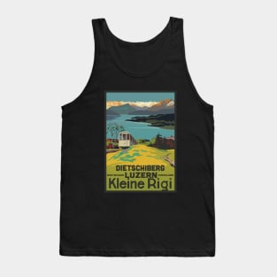 Dietschiberg luzern Switzerland Travel Poster Tank Top